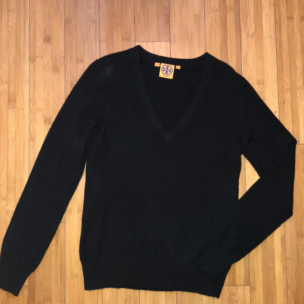 Tory Burch black cashmere sweater